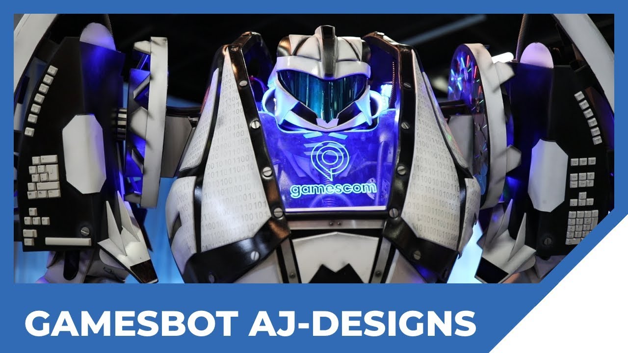 Der Gamescom 2018 Gamesbot von AJ-Designs