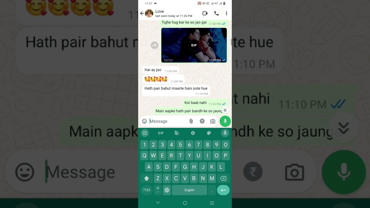 ❤️Gf bf 😊😊 Romantic chat cute My girlfriend