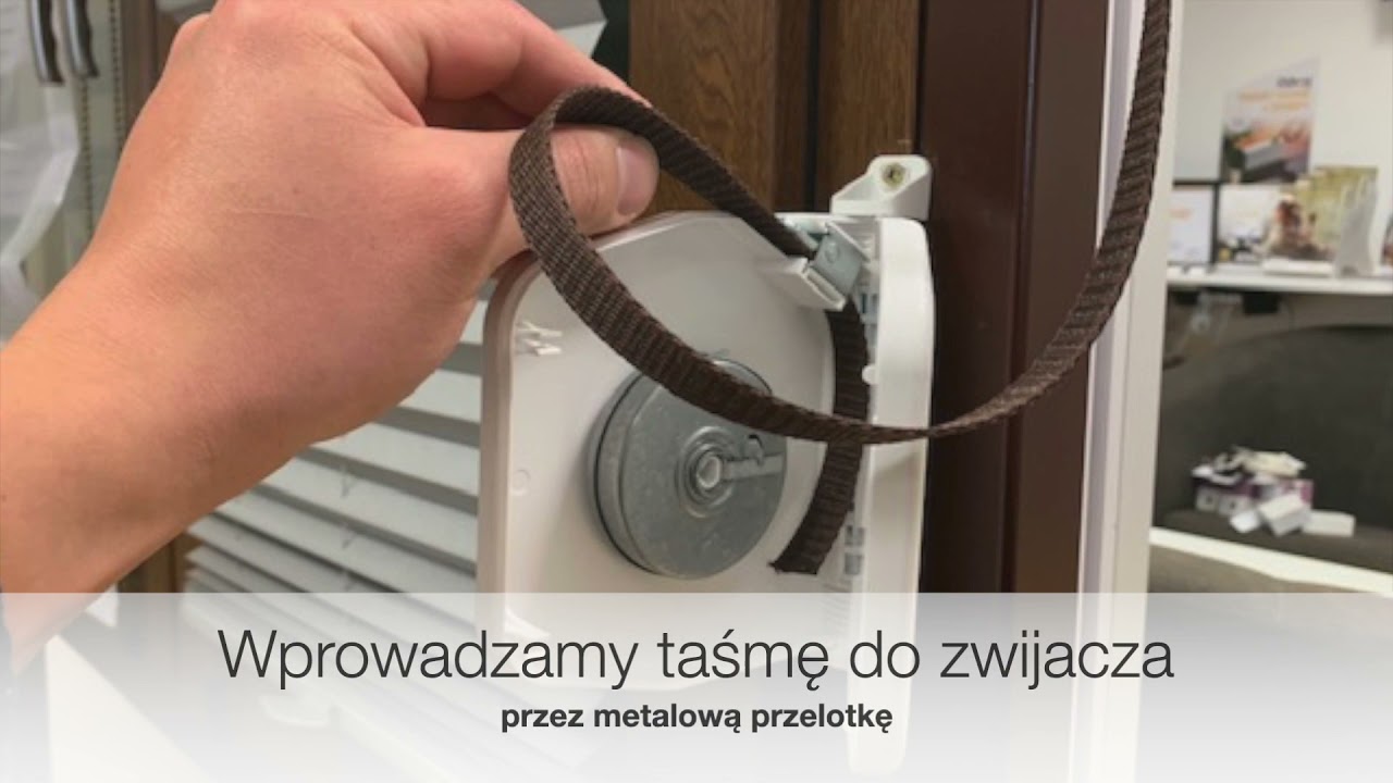 Wymiana zwijacza rolety zewnętrznej firmy SELVE na taśmę