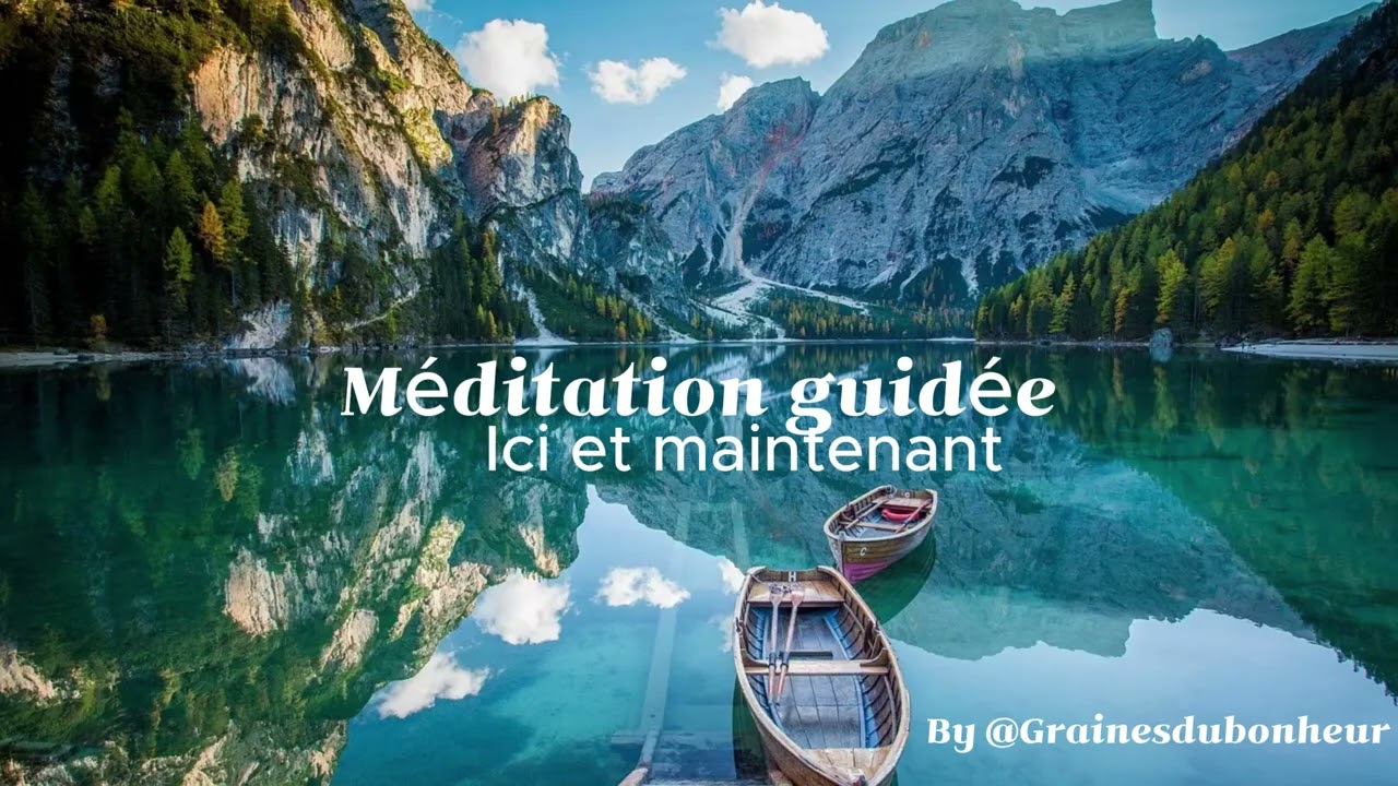 Méditation guidée 🎙️🎧 Apaise-toi en revenant à l'instant présent ICI et MAINTENANT ​⌛​