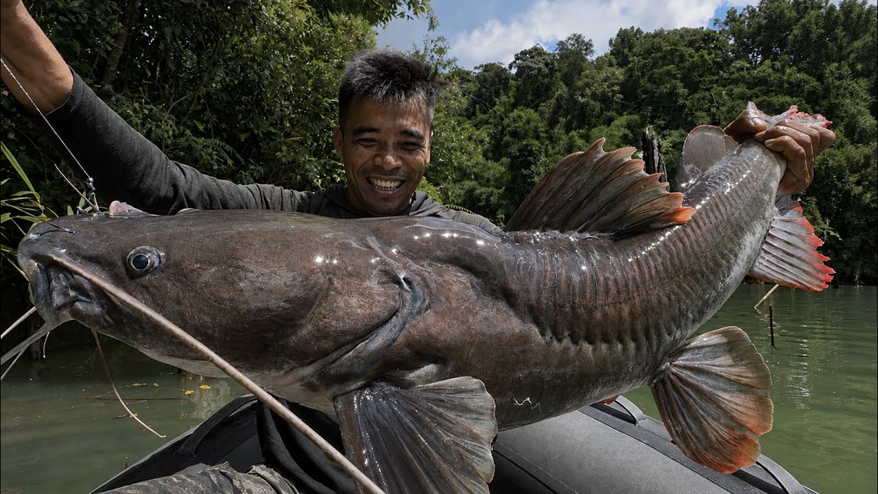 Sống Trong Rừng Gi&agrave; Săn C&aacute; Khổng Lồ | Deep Jungle Survival &ndash; Hunting Giant Fish 🔥
