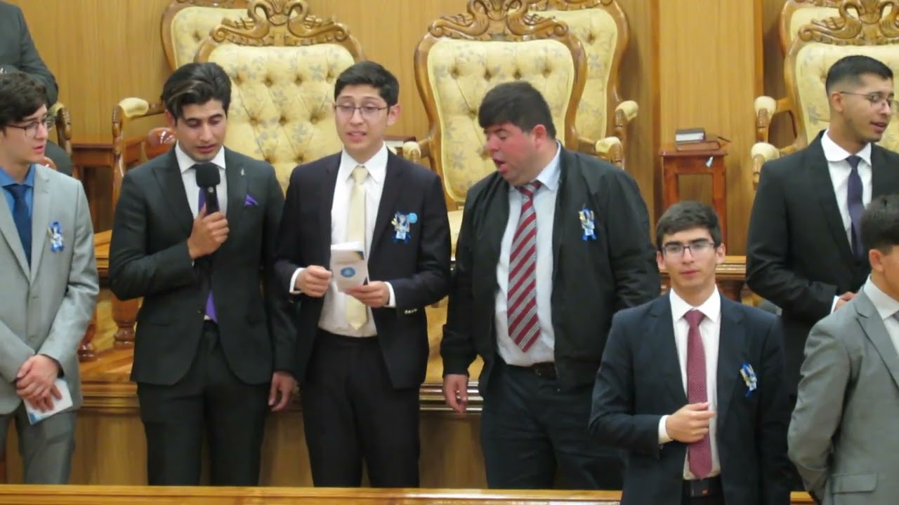 Hermanos Jóvenes Iglesia Evangélica Pentecostal San Bernardo, Chile, de visita en IEP Canela Baja.