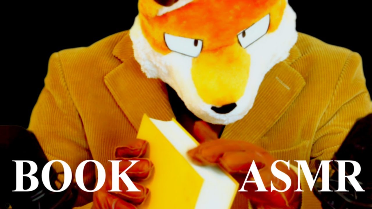 BOOK ASMR library pledge close soft talking furry