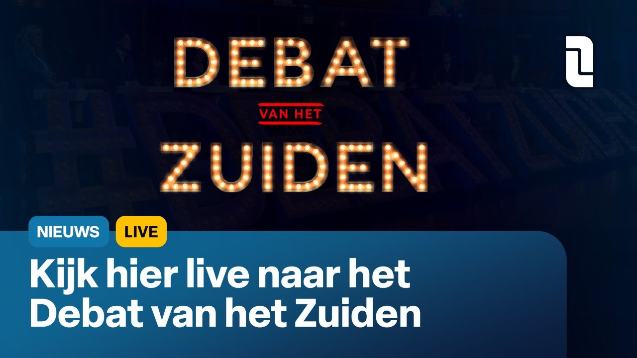 Zeven lijstrekkers tegenover elkaar: kijk hier live naar het Debat van het Zuiden