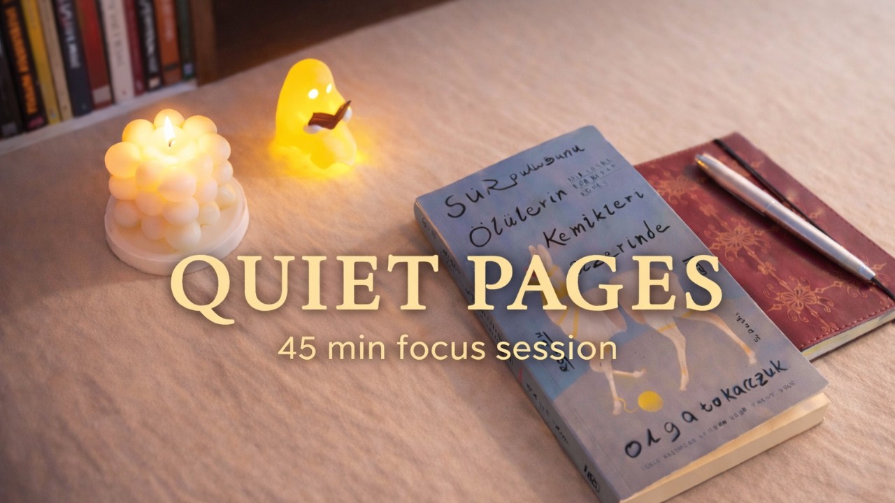 Late Night Reading 📖 Quiet Pages & Soft Piano