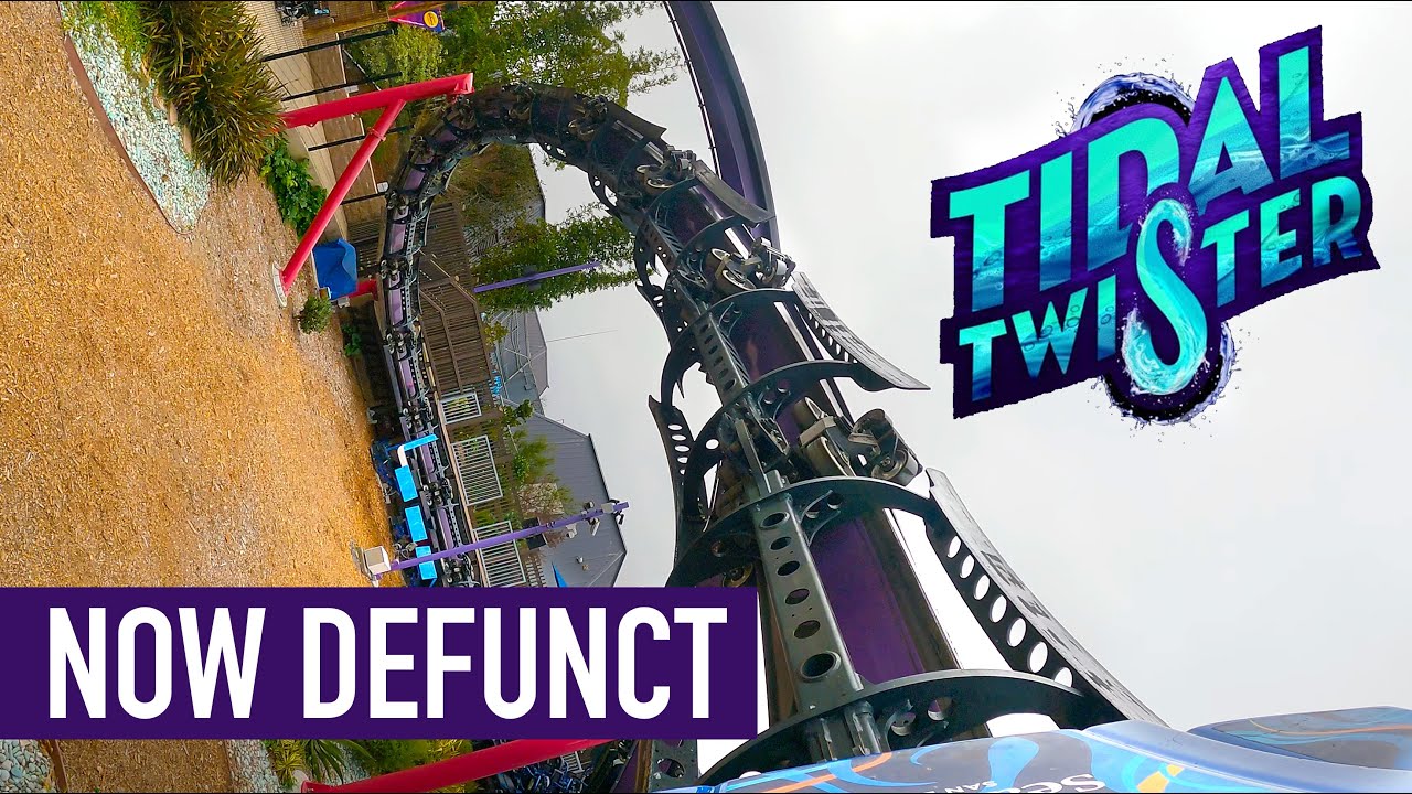 Tidal Twister Front Row POV | Defunct SeaWorld San Diego Attraction 2019 - 2023
