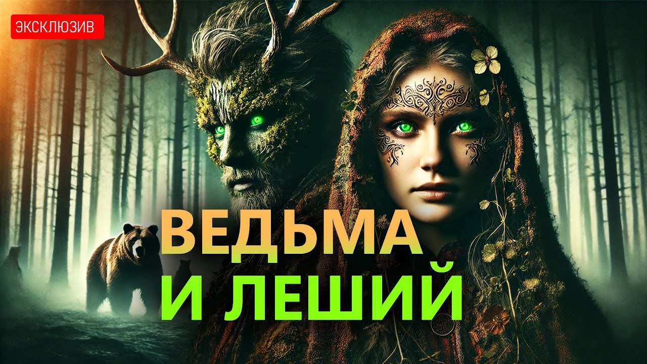 ВЕДЬМА И ЛЕШИЙ - Мистика, Русский Фольклор, Про Любовь - Рассказ - Аудиокнига