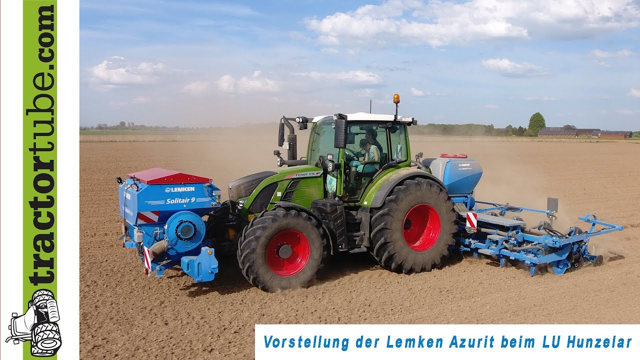 Vorstellung der Lemken Einzelkornsaattechnik der Azurit 9 beim LU Hunzela