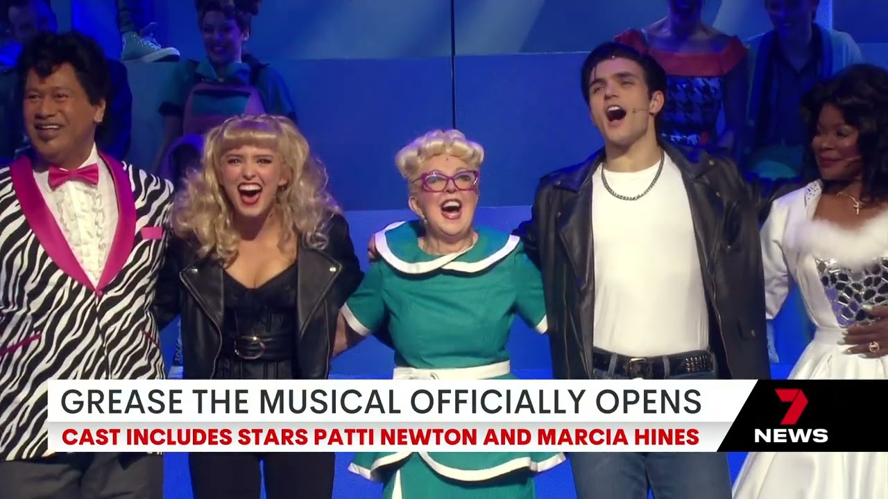 Grease the Musical Australia - Opening Night - 7 News