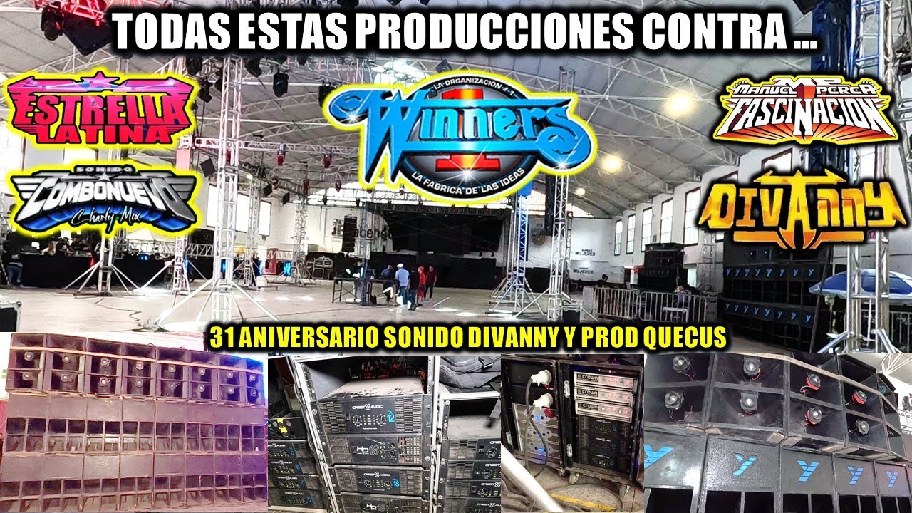 MAS de 800 BOCINAS contra WINNERS en UN SOLO LUGAR😱31 ANIVERSARIO DIVANNY💥