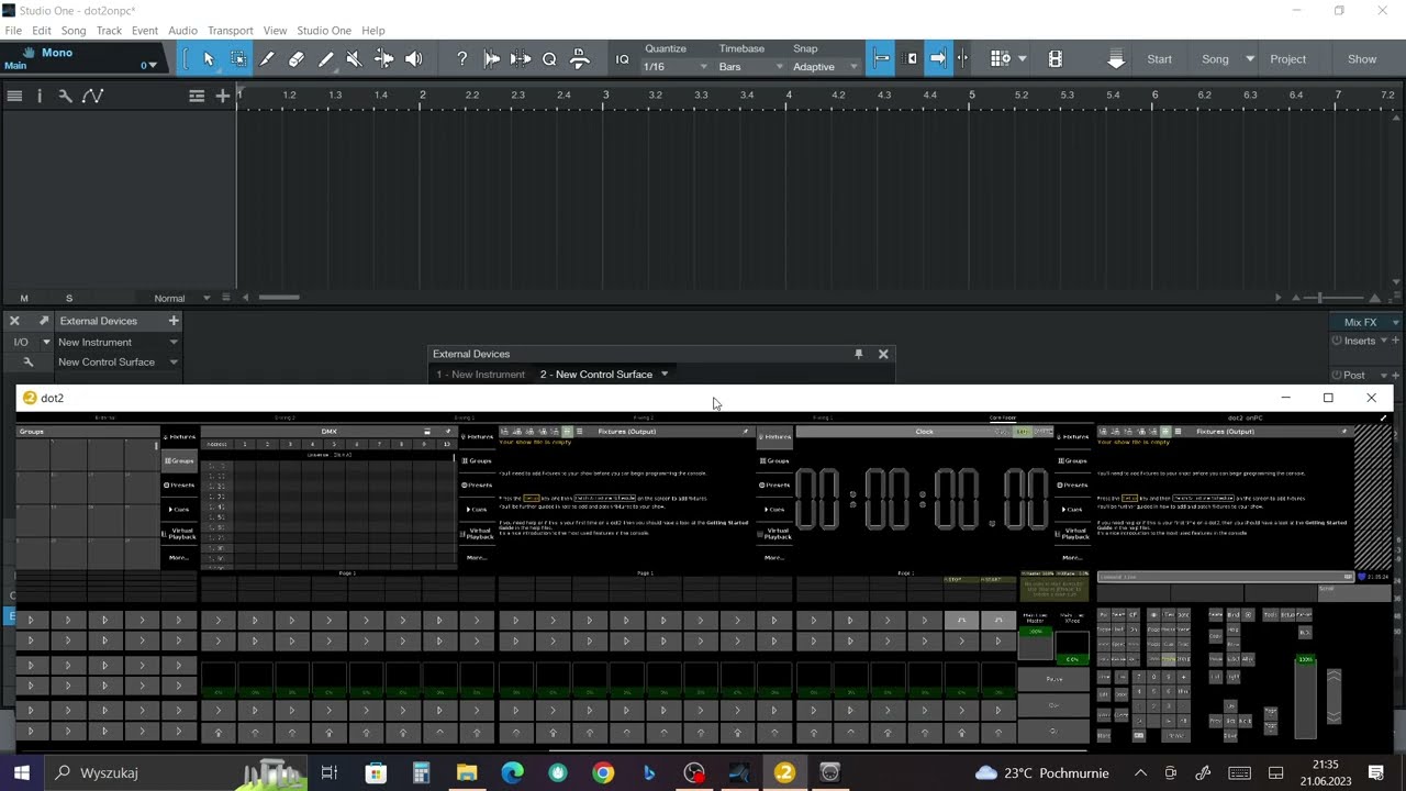 Dot2 TimeCode LoopMidi and midi DAW control and remote midi !
