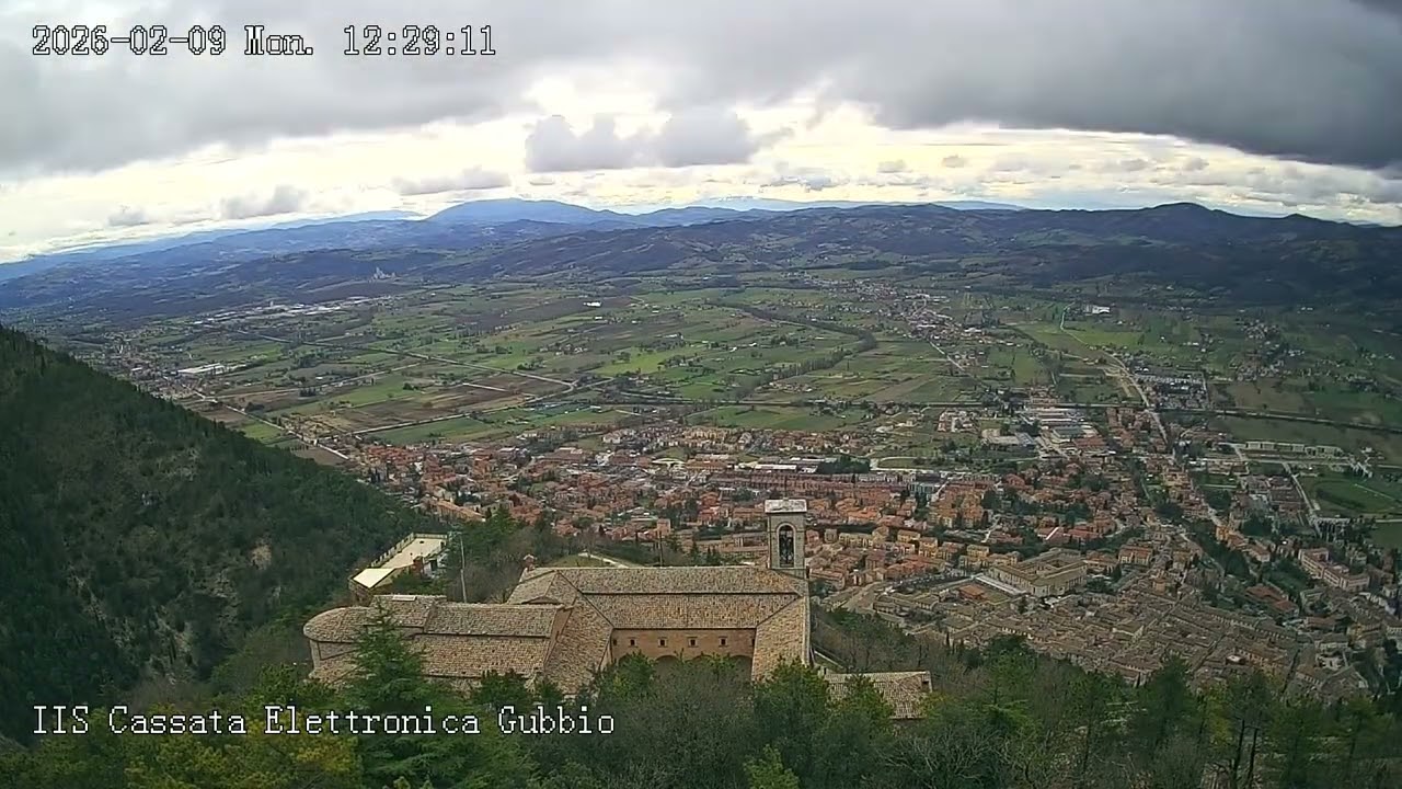 Gubbio Timelapse del 09/02/2026