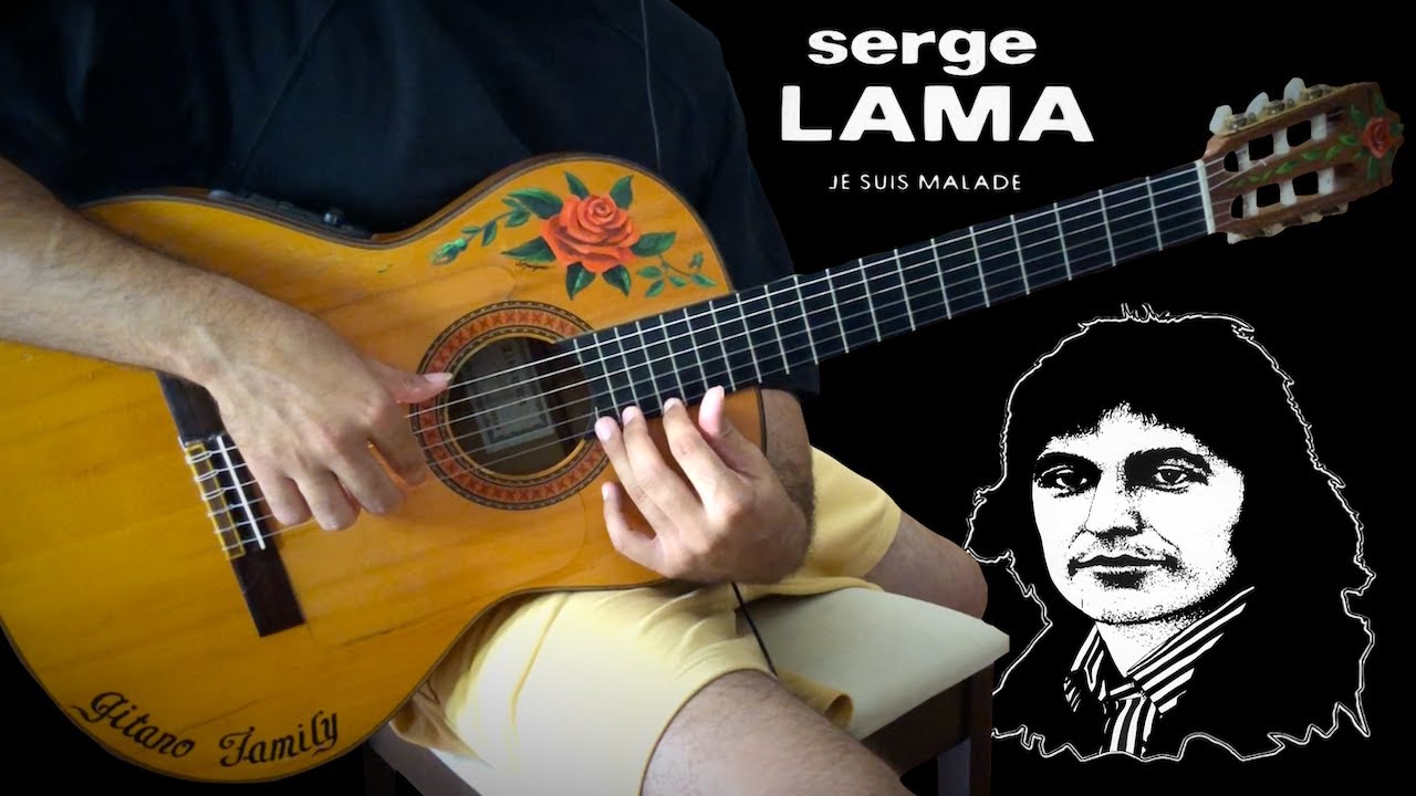 『Je suis malade』(Serge Lama) meet LucasGitanoFamily【flamenco guitar cover French sad song】