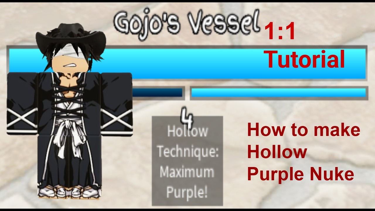How to make Hollow Purple Nuke in JJS (Tutorial)