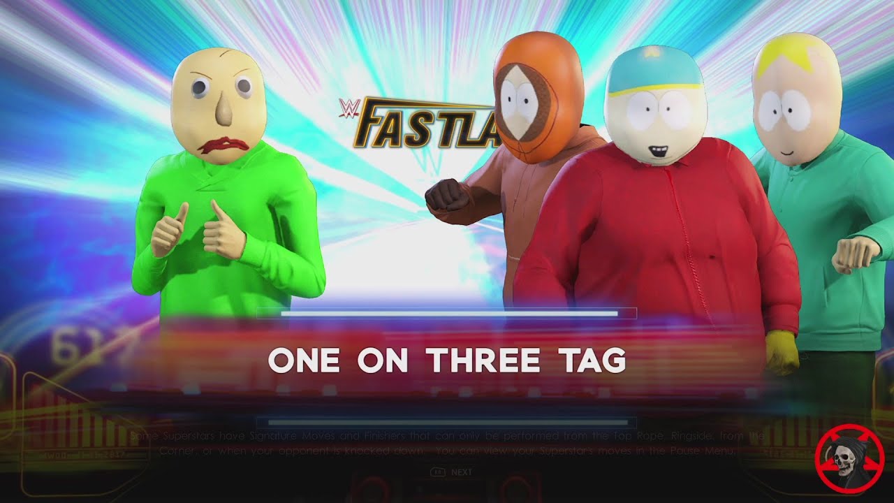 WWE 2K22 Baldi VS South Park
