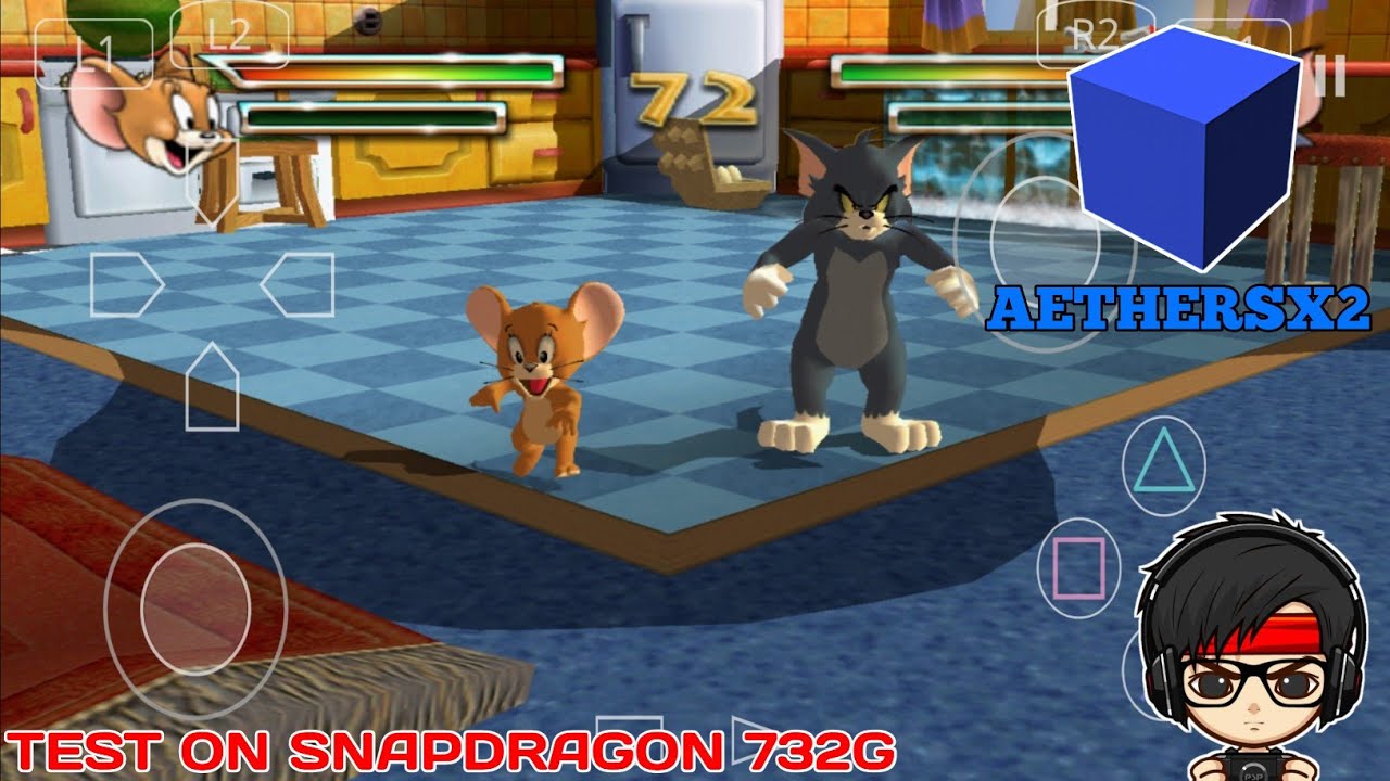 Test On Snapdragon 732g Tom And Jerry In War Of The Whiskers Aethersx2