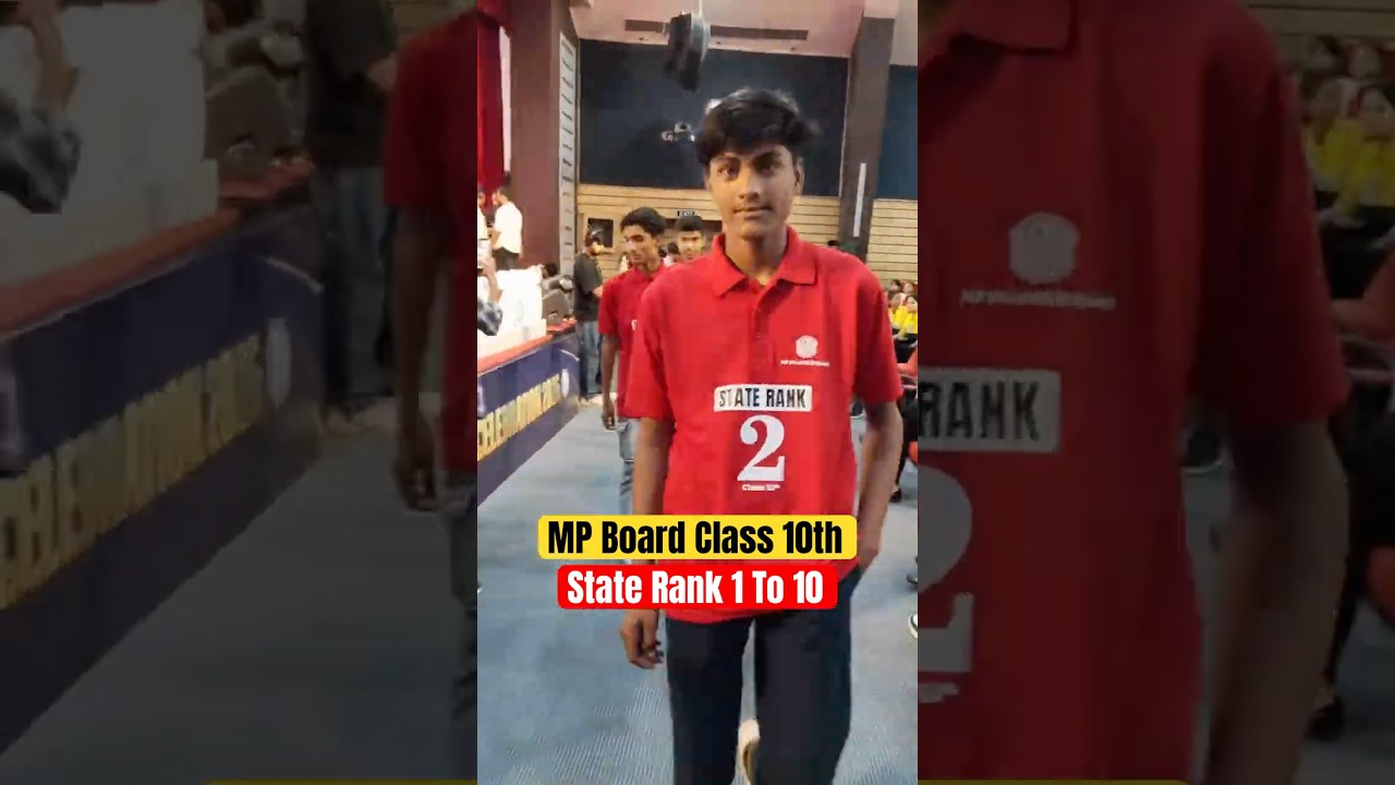 MP Board Class 10th State Rank 1&ndash;10 🔥 | All Toppers from MP Board Wallah 🏆