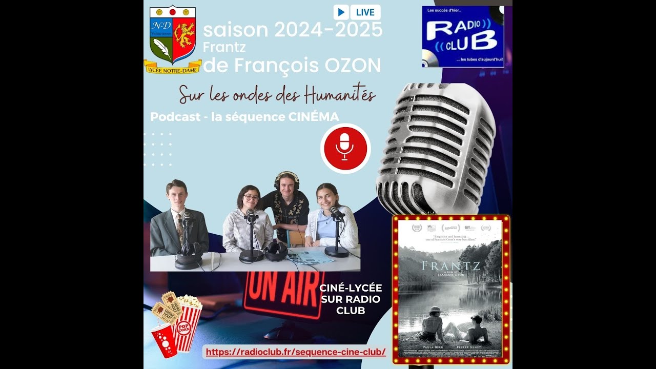 Séquence Ciné Club sur FRANTZ de François OZON par les lycéens de Notre-Dame de Valenciennes