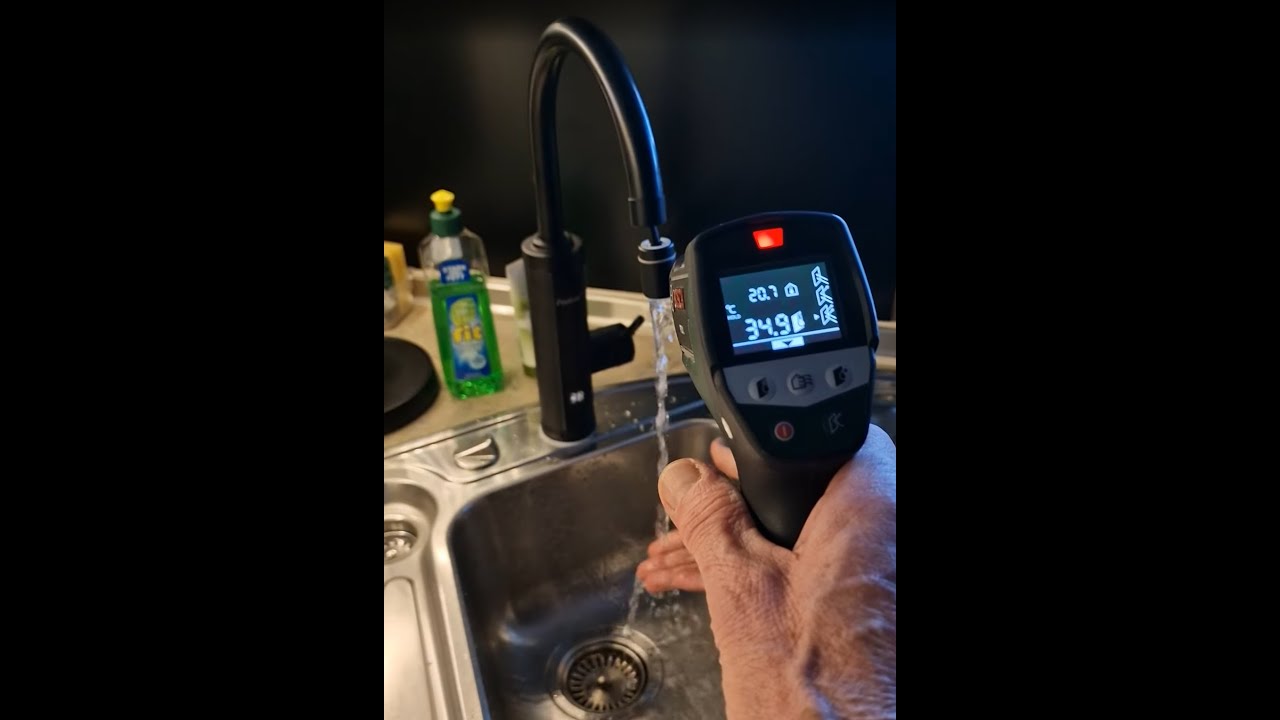 Elektr. Wasserhahn für die Küche