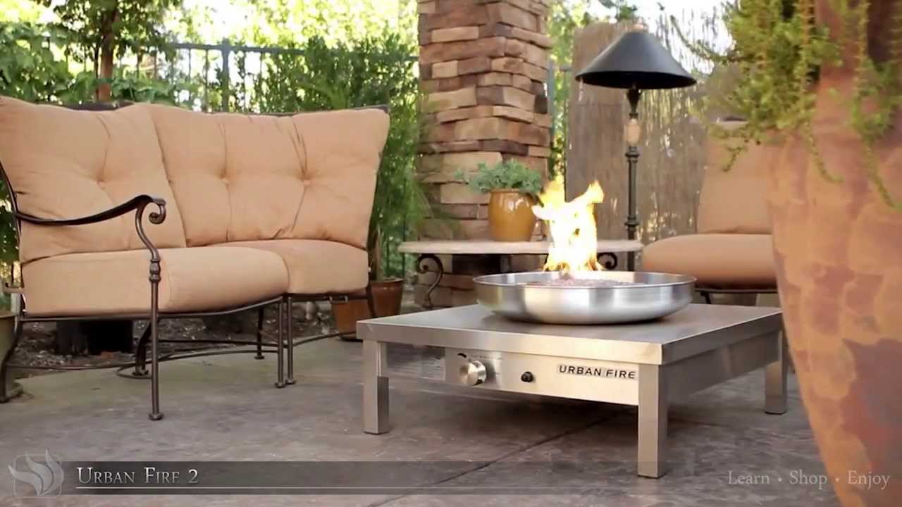 Sun Contry Furniture - Introducing Urban Fire 2 Square Ambient Fire Pit