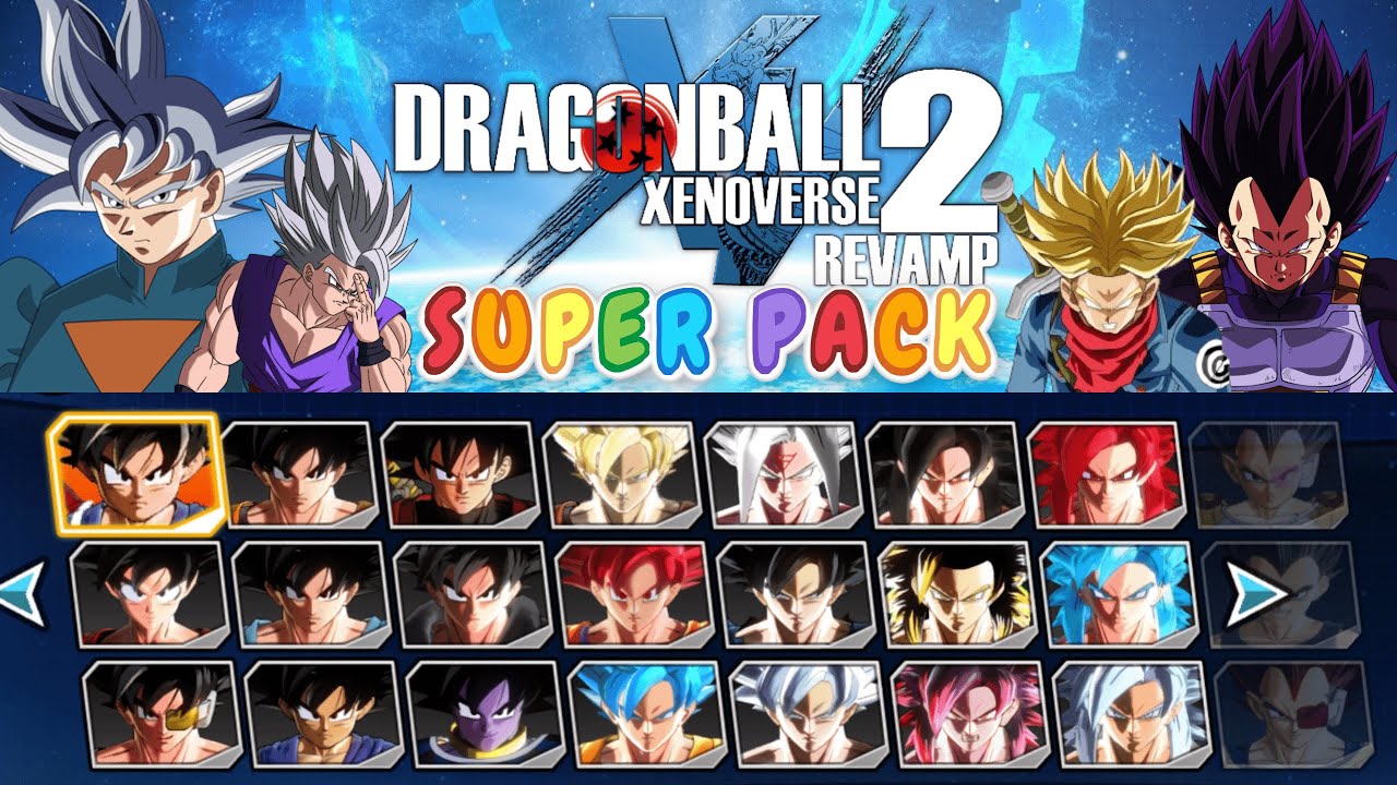 Super pack de mods (+1000 personajes) - dragon ball xenoverse 2