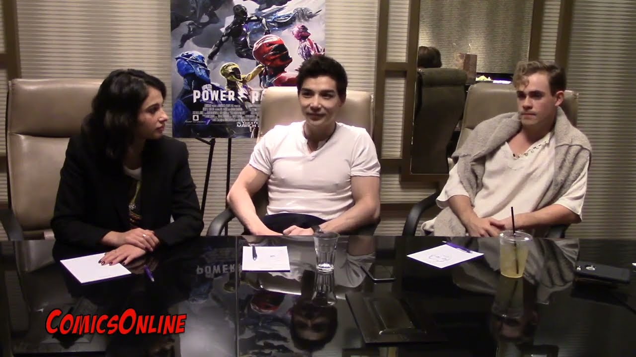 Power Rangers - Interview with Dacre Montgomery, Naomi Scott, and Ludi Lin