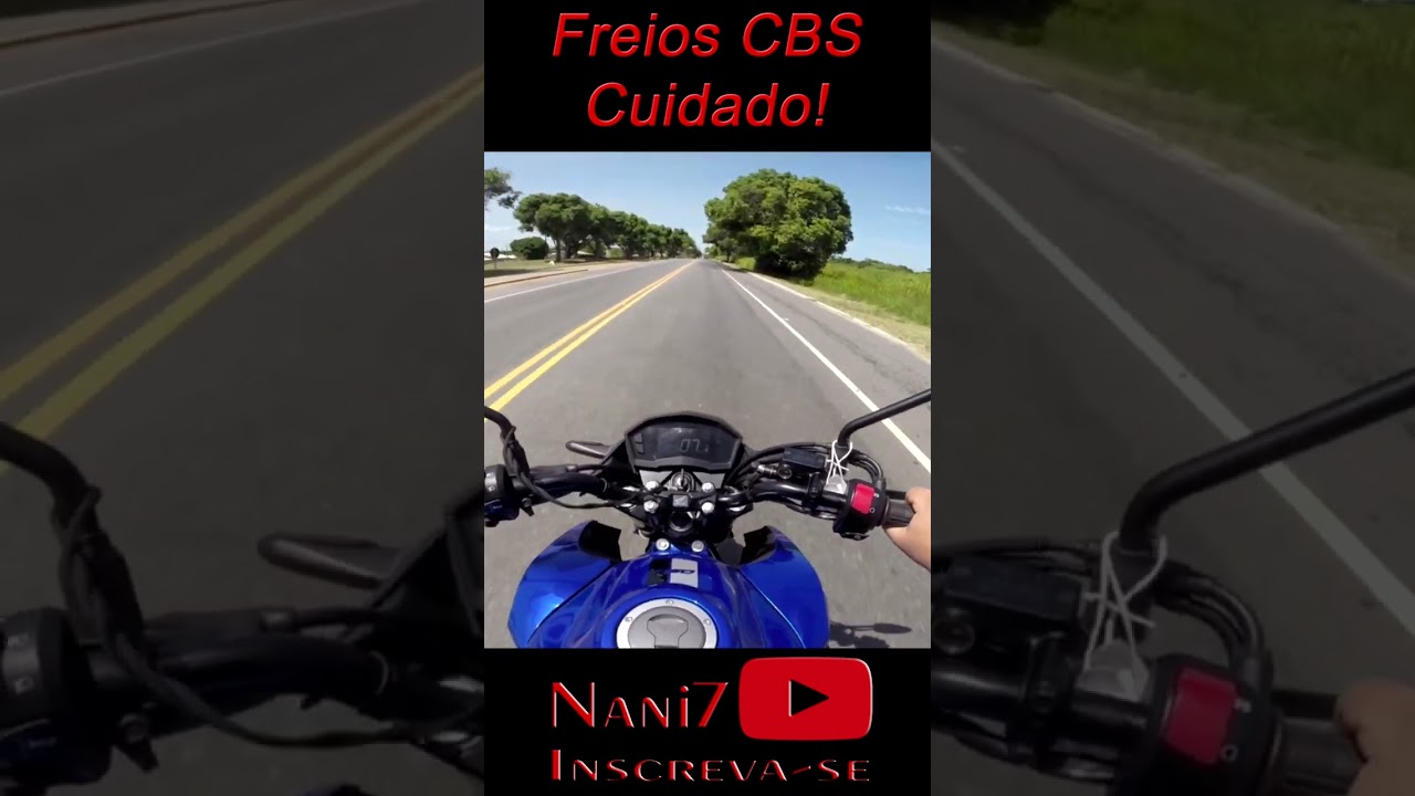 Freio CBS, Cuidado! #shorts