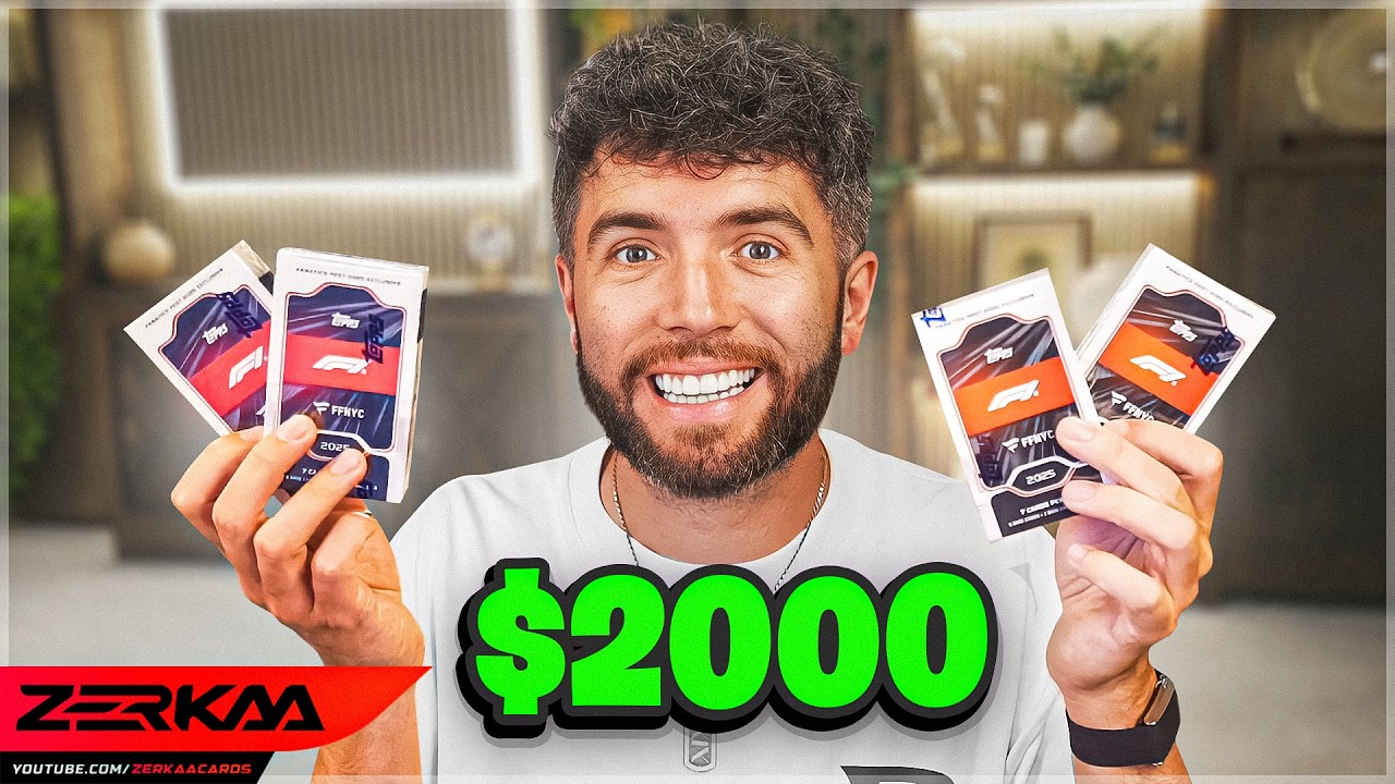 I OPENED $2000 *EXCLUSIVE* F1 CARDS!