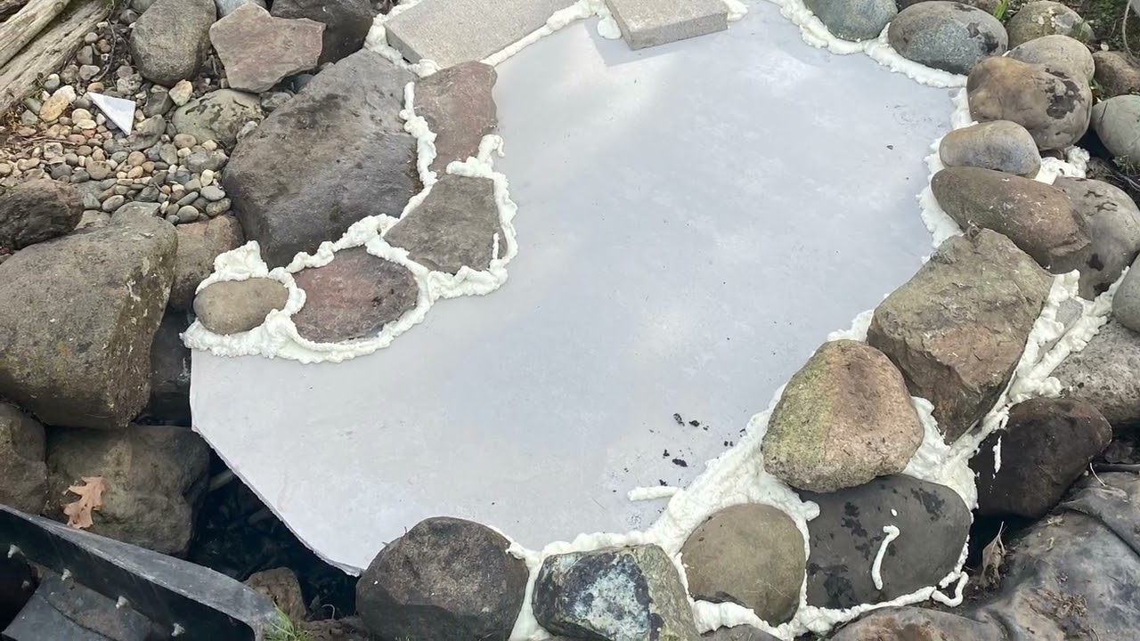 ￼￼￼Changing a fish pond to a maintenance free Pondless waterfall step by step by a professional 
