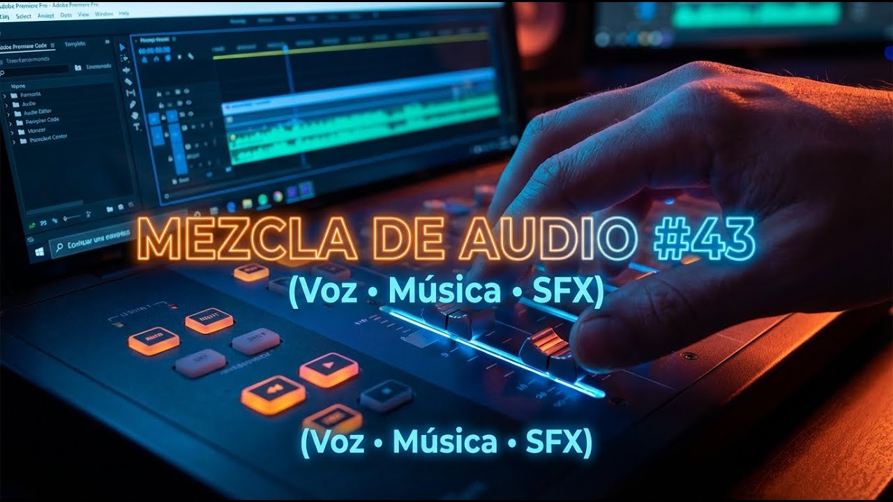 Premiere Pro 2026: Crea un SOUNDTRACK COHERENTE ✅ (Mezcla Voz, Música y SFX)