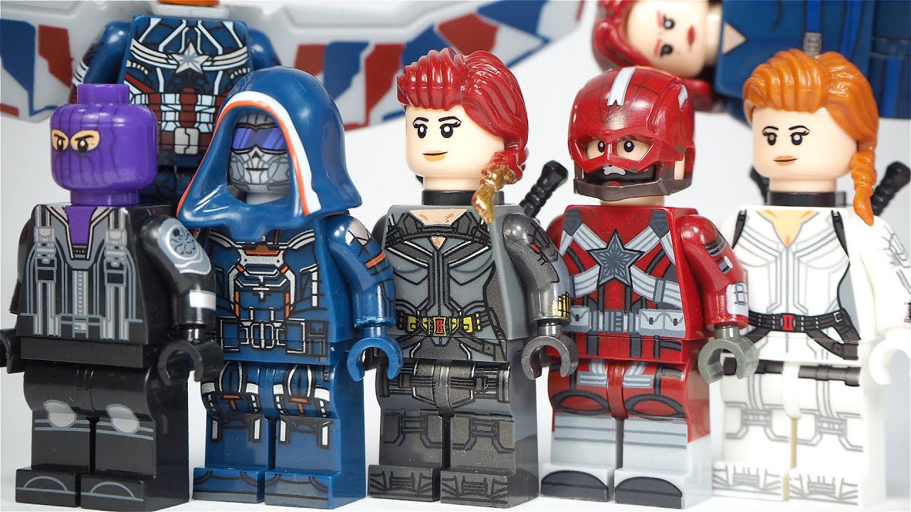 Black Widow 2020 Taskmaster Baron Zemo Falcon New Captain America Unofficial Lego Minifigures
