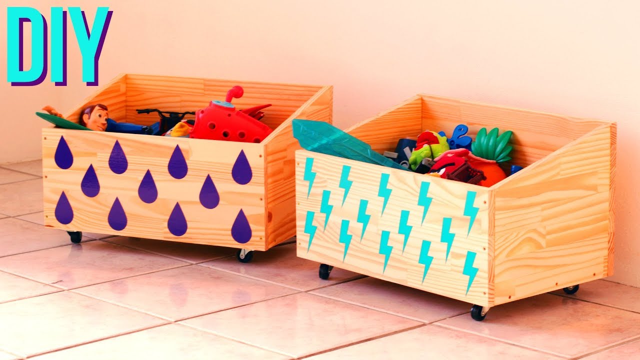 DIY - BA&Uacute; ORGANIZADOR de BRINQUEDOS
