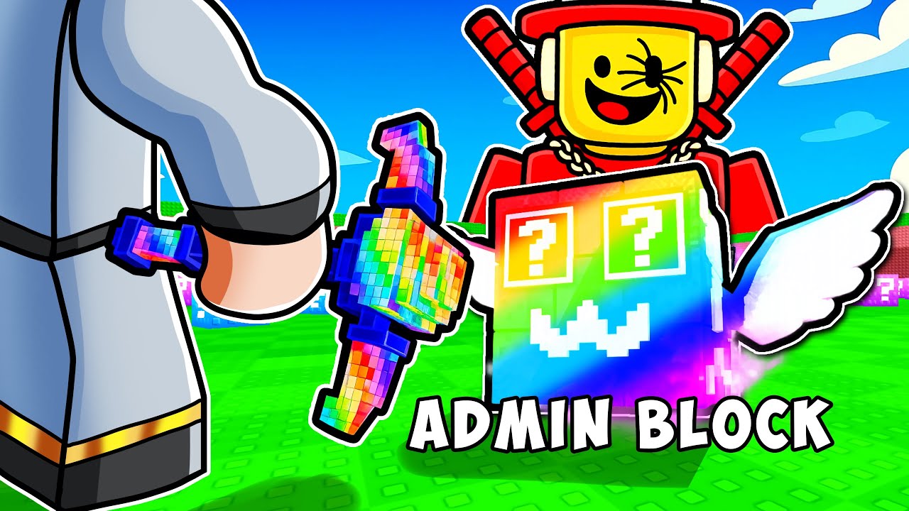 SERU BANGET! Aku Ikut ADMIN ABUSE dari Break a Lucky Block Roblox!