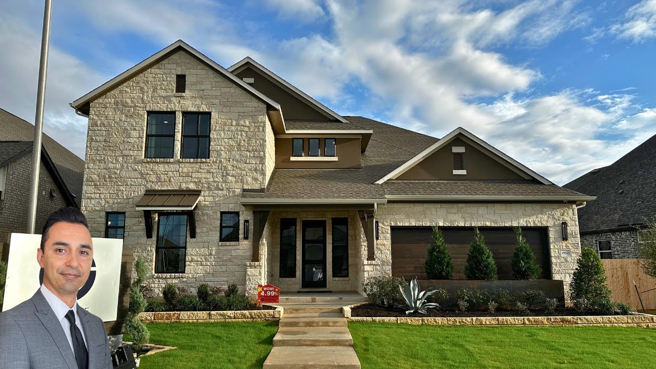 The 4,700 SQFT+ Kennedy Plan by GFO Homes in The Grove at Blackhawk | Pflugerville TX