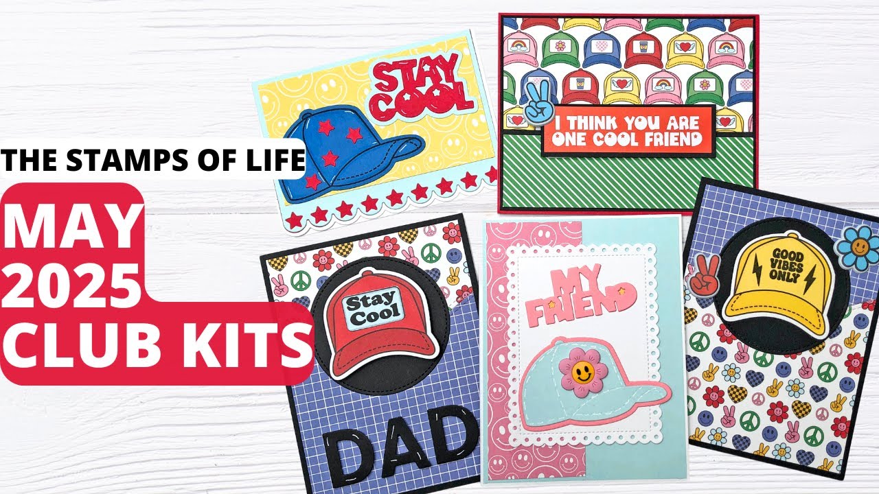 The Stamps of Life May 2025 Club Kits | Trucker Hat