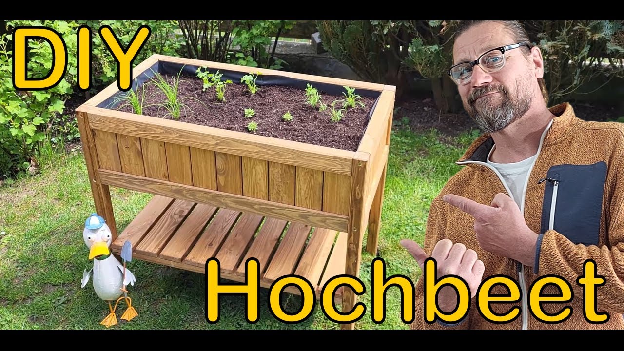 Kleines Hochbeet selber bauen - für Garten oder Balkon  🤩| Stefan Ratajski