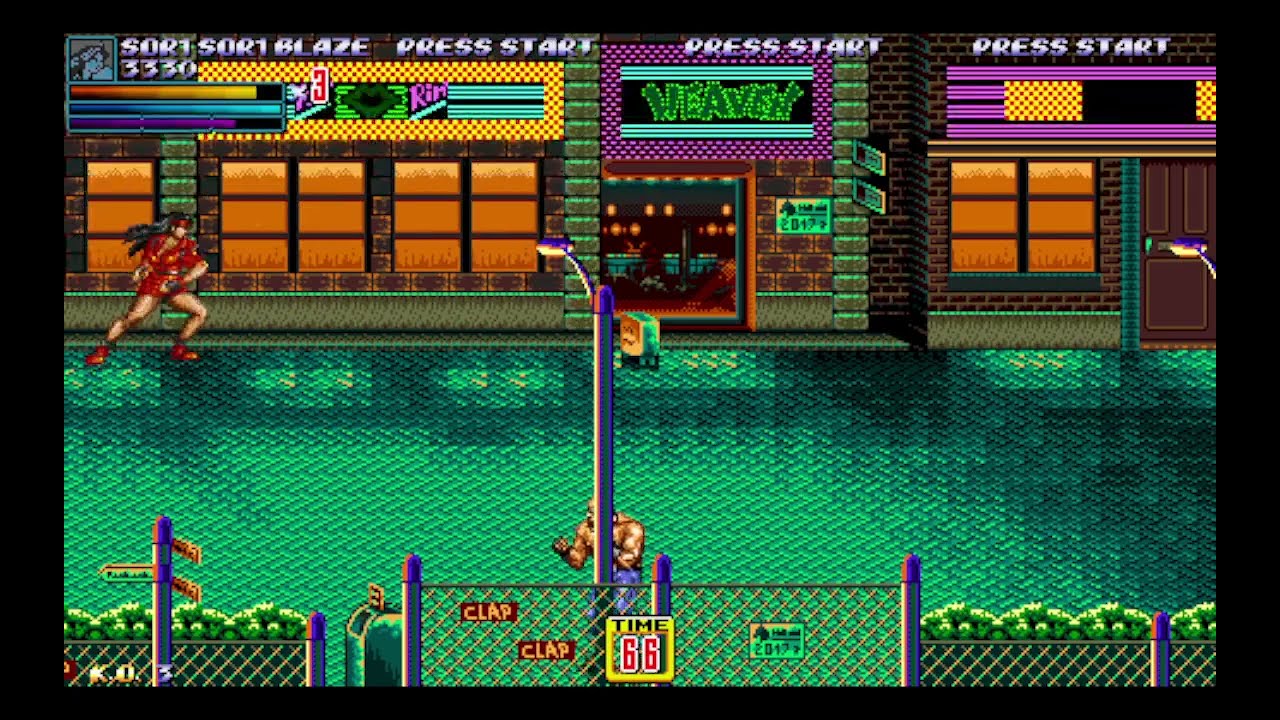 Streets of Rage X -  SOR1 Blaze Test 2