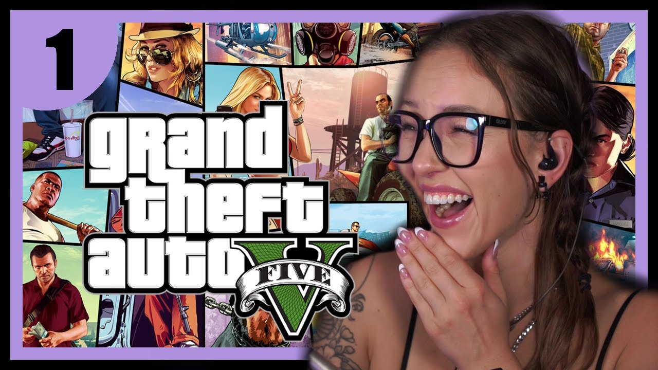 My FIRST GTA Game! I'm CACKLING ✧ Grand Theft Auto V First Playthrough ✧ Part 1