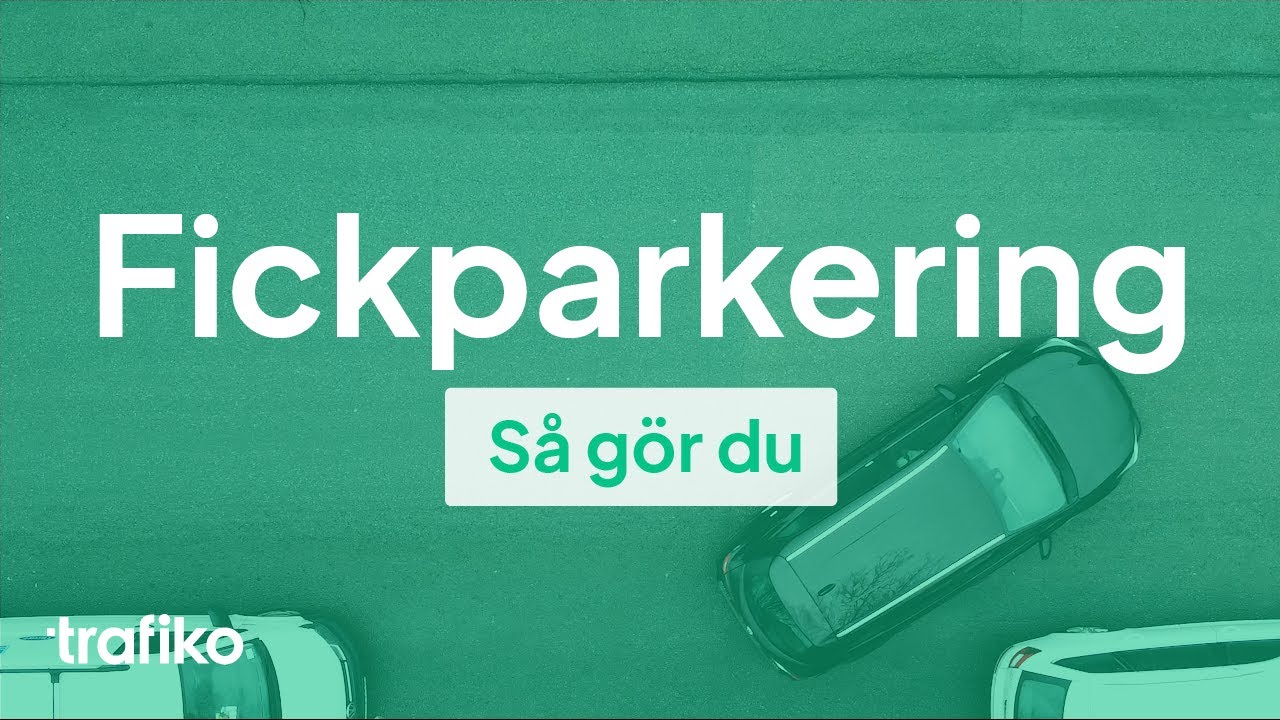 Parkering: Hur du Fickparkerar (fram&aring;t & bak&aring;t)