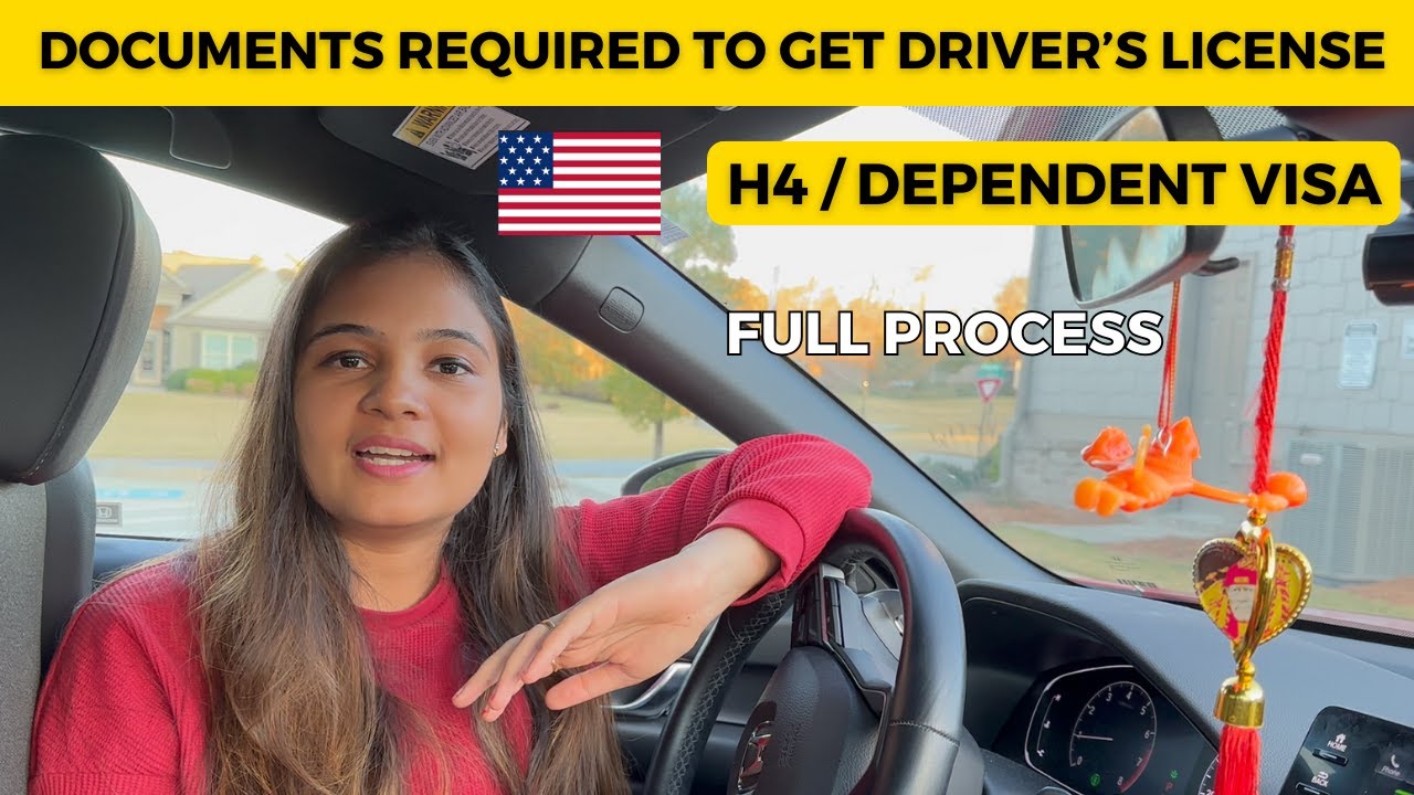 Documents required to get Driver's License in USA | H4 or any other dependent Visa | Indian in USA