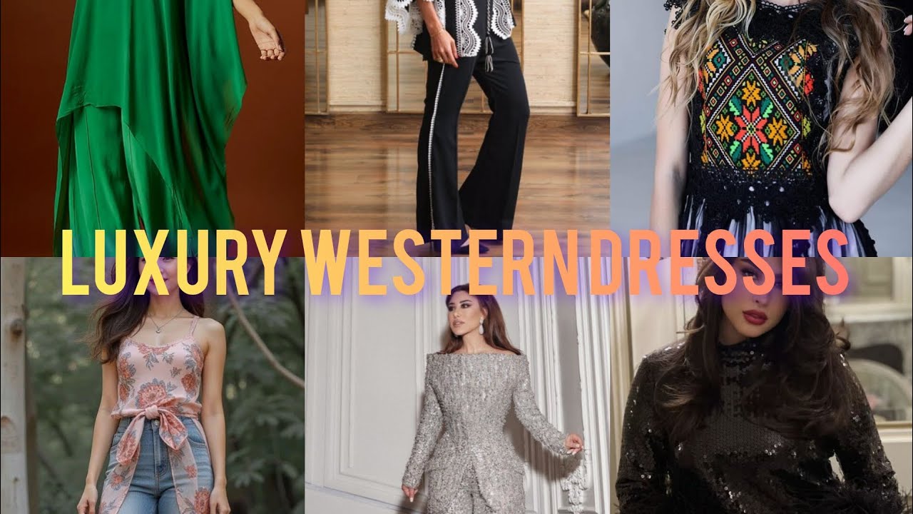 Luxury Western Dresses for Ladies | Elegant & Premium Fashion#trending#trend 