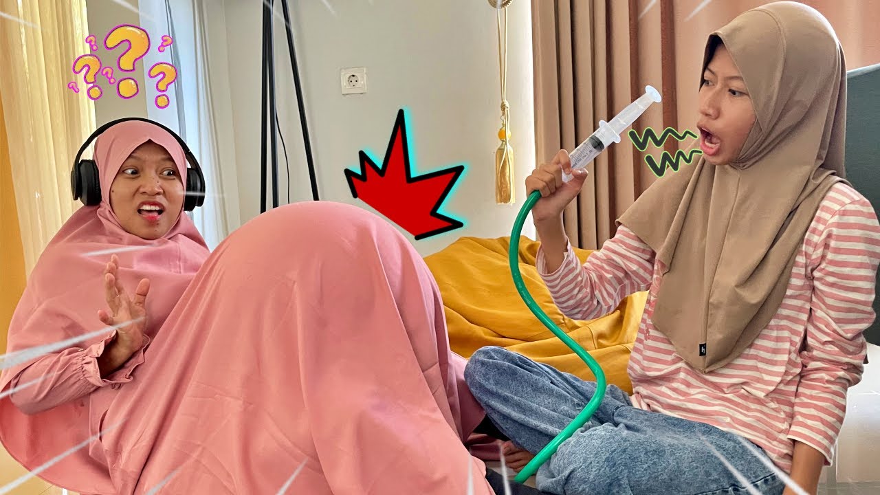 GAWAT‼️KAKAK ISENG NGERJAIN MAMA SUNTIK BALON DALAM PERUT BUNCIT || DRAMA lucu✨