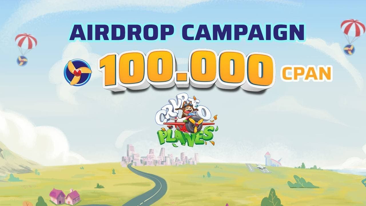 New Airdrop: CryptoPlanes || Reward: 10 CPAN (~$10)