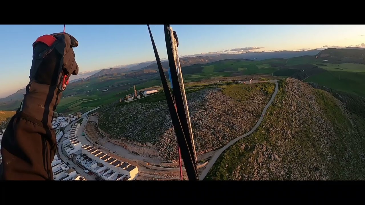 Paragliding. Teba, Spain. March 2025