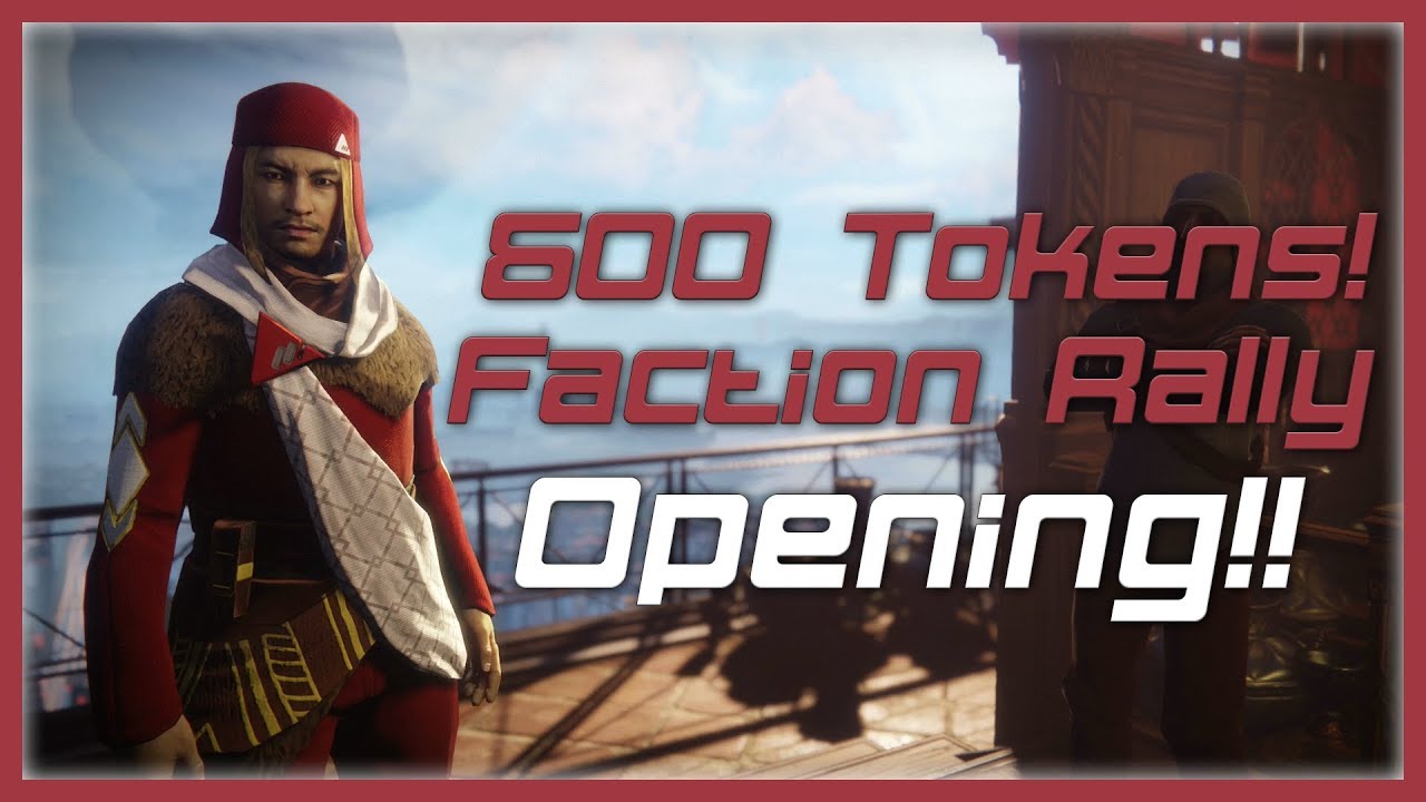 Destiny 2: 600 TOKENS!? NEW MONARCHY FACTION RALLY PACKAGE OPENING!!