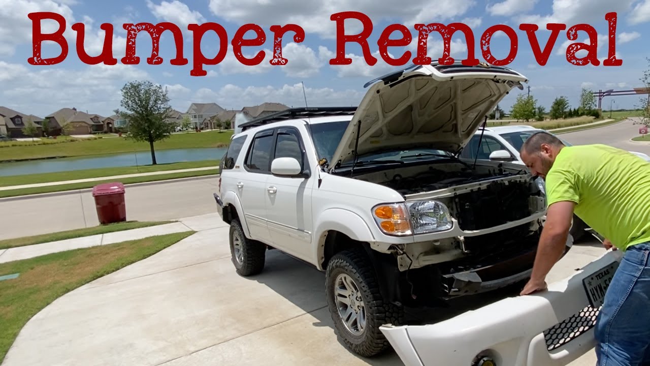 Gen 1 Toyota Sequoia / Tundra Front Bumper Removal