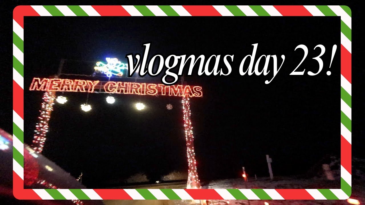 VLOGMAS, День 23 | Еду смотреть рождественские огни!