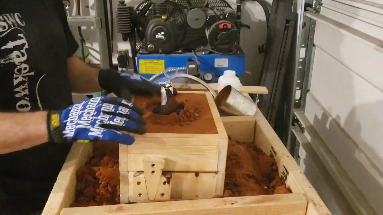 Casting Gingery lathe feet in ZA-8 alloy