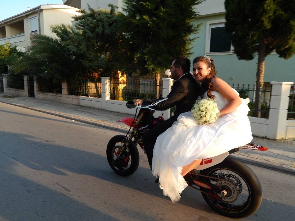 Γαμος με Motocross - wedding with motocross