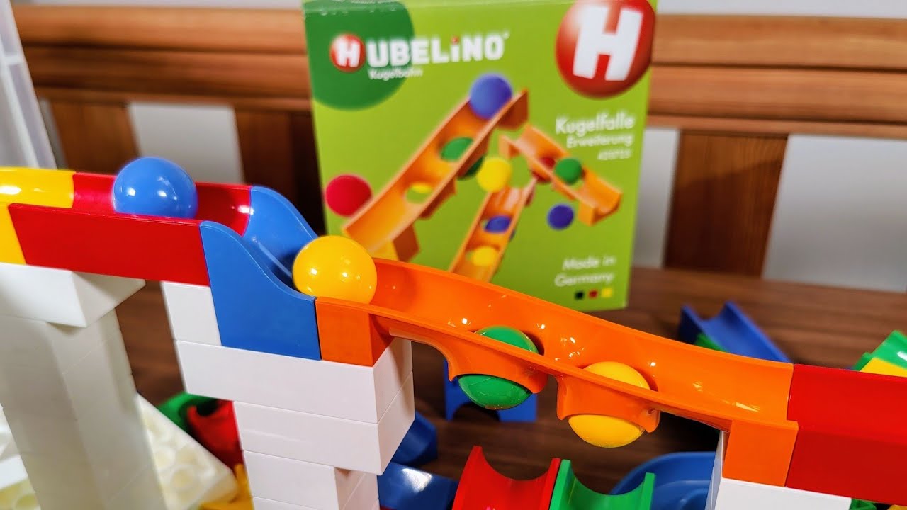 Hubelino Kugelfalle Erweiterung #Hubelino #kugelbahn #legoduplo